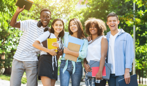 photo of students getting international scholarships